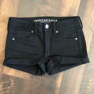 American Eagle Next Level Stretch Black Shorts - 2